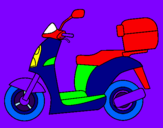 Coloring page Autocycle painted byshorty