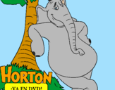 Coloring page Horton painted byliani