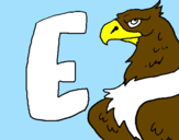 Coloring page Eagle painted byTay