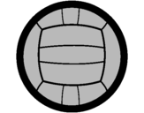 Coloring page Volleyball painted byflora