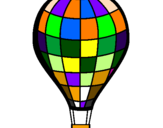 Coloring page Hot-air balloon painted bylizbeth