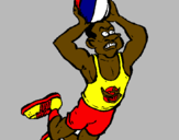 Coloring page Slam dunk painted byarryill