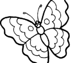 Coloring page Butterfly painted byMadison