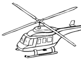Coloring page Helicopter  painted bychloe