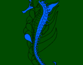 Coloring page Oriental sea horse painted byOnyx