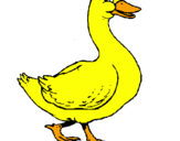 Coloring page Duck painted bycarla