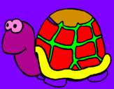 Coloring page Turtle painted byj ftmrjiktufu