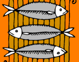 Coloring page Fish painted byjose antonio