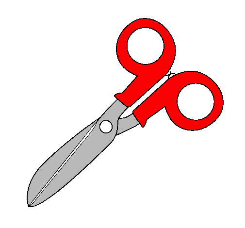 Coloring page Scissors painted bynancy