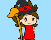 Coloring page Witch Turpentine painted bymadison