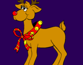 Coloring page Reindeer painted bypia rodrigez
