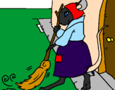 Coloring page The vain little mouse 1 painted byMiaow