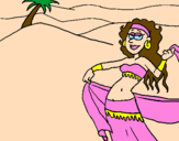 Coloring page Sahara painted byCandie