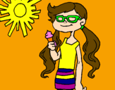 Coloring page Summer 2 painted byfortesa