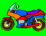 Coloring page Motorbike painted byRAPHAELCARRASCO