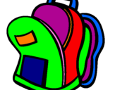 Coloring page School bag II painted byivan