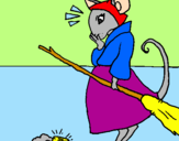 Coloring page The vain little mouse 2 painted byAlmanda
