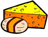 Coloring page Cheeses painted byIRATXE