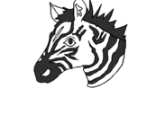 Coloring page Zebra II painted byCandyRules