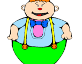 Coloring page Egg doll painted byKennedy
