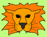 Coloring page Lion painted byJess