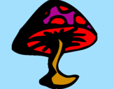 Coloring page Toadstool painted bysimran
