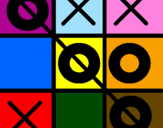 Coloring page Tic-tac-toe painted byDiego