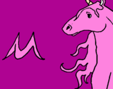 Coloring page Unicorn painted byalexis