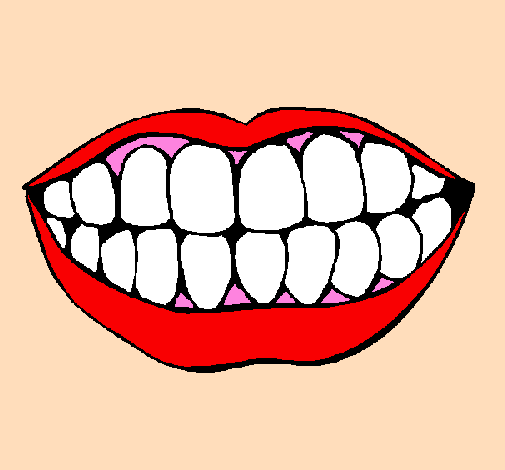 Coloring page Mouth and teeth painted byhhhhhhsjhkshhxkdfhvfidyv5
