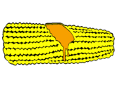 Coloring page Corncob painted bylexi