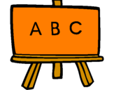 Coloring page Blackboard painted byparapa