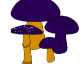 Coloring page Mushrooms painted bybethany lee