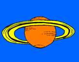 Coloring page Saturn painted bydaniel