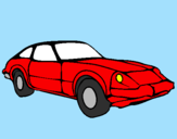 Coloring page Sports car painted byTiger