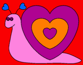 Coloring page Heart snail painted by.m,,,,,,,,,,,ssdfr4567,,,