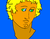 Coloring page Bust of Alexander the Great painted byJOEL