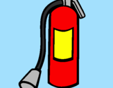 Coloring page Fire extinguisher painted bymarina