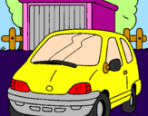 Coloring page Car in the country painted byGabor