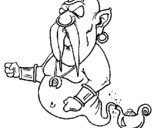 Coloring page Genie painted byThe God Of Freedom