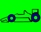 Coloring page Formula 1 painted byalex