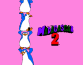Coloring page Madagascar 2 Penguins painted byAshley