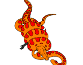 Coloring page Anaconda and caiman painted bybrad