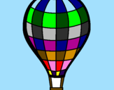 Coloring page Hot-air balloon painted byBELDEN   LEE