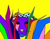 Coloring page Cheetah painted byhugo