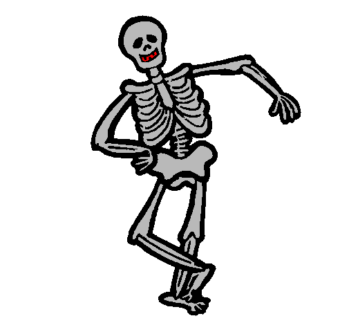 Coloring page Happy skeleton painted bymicah 