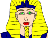 Coloring page Tutankamon painted byhannah