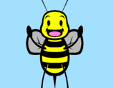 Coloring page Little bee painted byZac and Jonathan