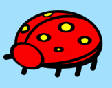 Coloring page Ladybird painted bySalome