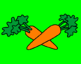 Coloring page carrots painted bytamara