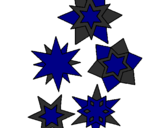 Coloring page Snowflakes painted byjade a.r.h
